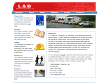 Tablet Screenshot of lbelectric.net